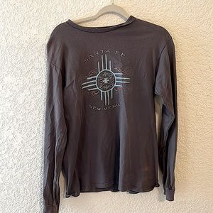Santa Fe NM simple long sleeve tee